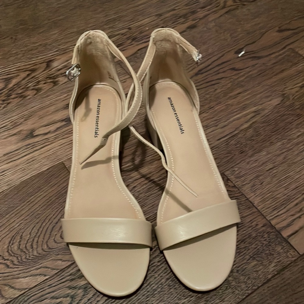 Tan short heels